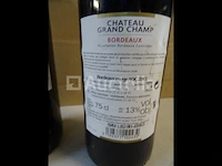 2 flessen bordeaux château grand champ 2011 - afbeelding 2 van  4