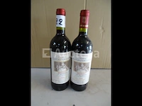 2 flessen bordeaux la chandellière cru bourgeois 1996 - afbeelding 1 van  4