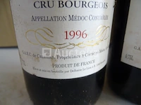 2 flessen bordeaux la chandellière cru bourgeois 1996 - afbeelding 3 van  4