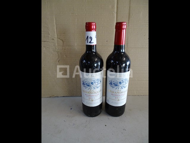 2 flessen bordeaux la mirandelle 2011 - afbeelding 1 van  4