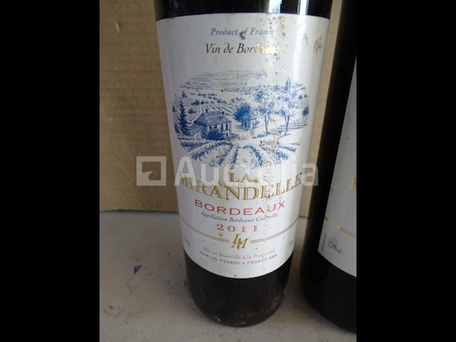2 flessen bordeaux la mirandelle 2011 - afbeelding 2 van  4