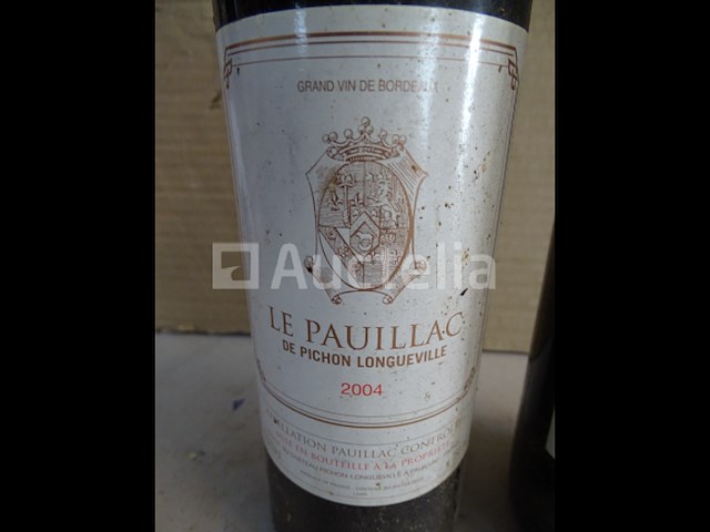 2 flessen bordeaux le pauillac de pichon longueville 2004 - afbeelding 2 van  4