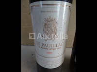 2 flessen bordeaux le pauillac de pichon longueville 2004 - afbeelding 2 van  4