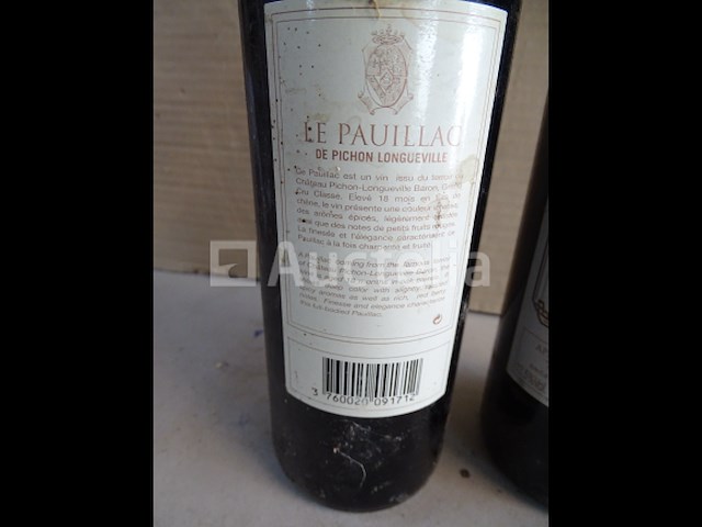 2 flessen bordeaux le pauillac de pichon longueville 2004 - afbeelding 3 van  4
