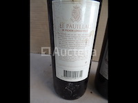 2 flessen bordeaux le pauillac de pichon longueville 2004 - afbeelding 3 van  4
