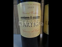 2 flessen bordeaux les artigaux graves de vayres 2009 - afbeelding 2 van  4