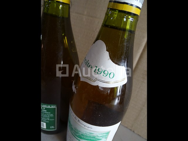 2 flessen bourgogne meursault 1990 - afbeelding 1 van  4