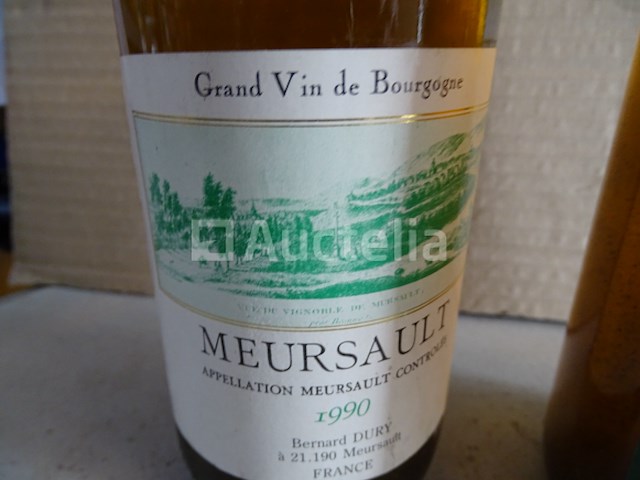 2 flessen bourgogne meursault 1990 - afbeelding 2 van  4