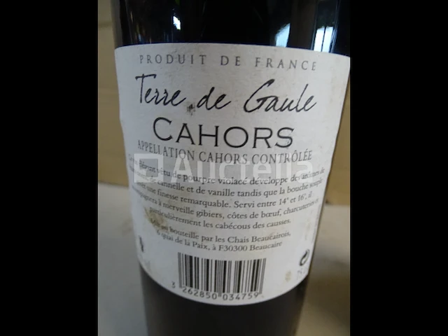 2 flessen cahors terre de gaule 2005 - afbeelding 4 van  4