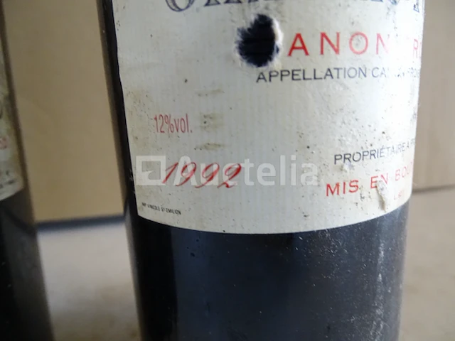 2 flessen canon fronsac château toumalin 1992 - afbeelding 3 van  4
