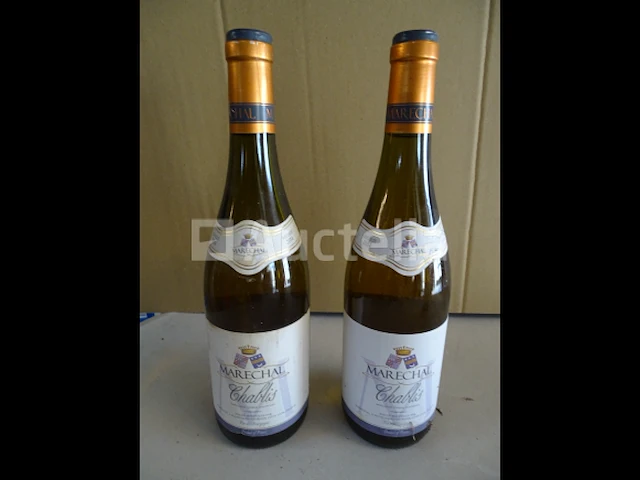 2 flessen chablis maréchal 2014, 1 fles saint-véran maréchal 2014 - afbeelding 2 van  8