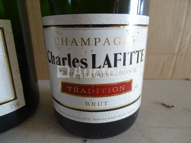 2 flessen champagne brut charles lafitte tradition grande cuvée - afbeelding 2 van  4