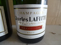 2 flessen champagne brut charles lafitte tradition grande cuvée - afbeelding 2 van  4