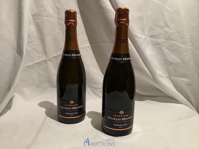 2 flessen champagne charles mignon - afbeelding 1 van  4
