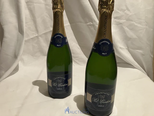 2 flessen champagne pol gardere - afbeelding 1 van  4