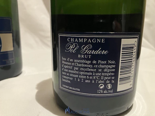 2 flessen champagne pol gardere - afbeelding 3 van  4