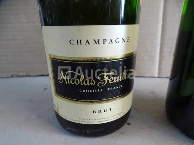 2 flessen champagne (zie detail) - afbeelding 1 van  5