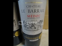 2 flessen château le barrail médoc 2010 - afbeelding 2 van  4