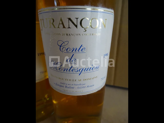 2 flessen comté de montesquiou jurancon 1996 - afbeelding 2 van  4