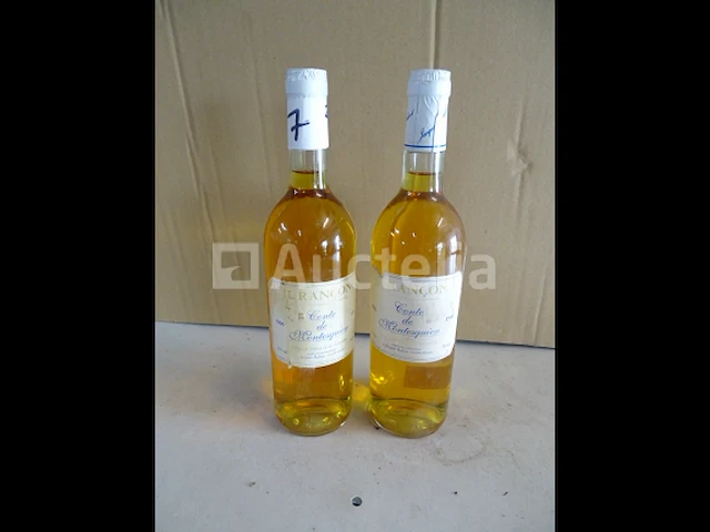 2 flessen comté de montesquiou jurancon 1996 - afbeelding 1 van  4