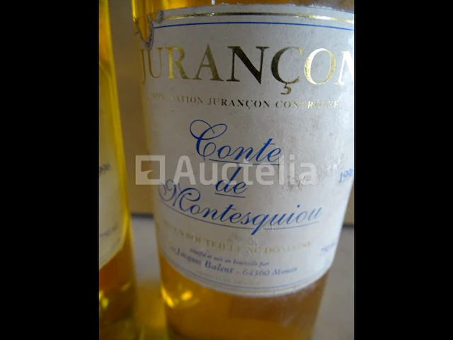 2 flessen comté de montesquiou jurancon 1996 - afbeelding 2 van  4