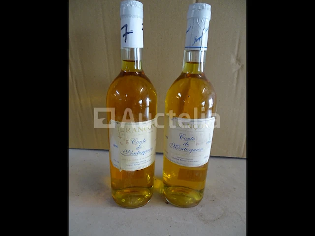 2 flessen comté de montesquiou jurancon 1996 - afbeelding 4 van  4