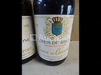 2 flessen côtes du rhône comté de chamfort 1985 - afbeelding 2 van  3