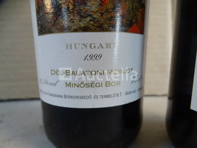 2 flessen dunavar merlot 1999 - afbeelding 2 van  4