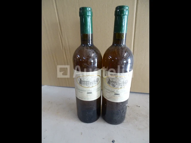 2 flessen graves domaine des lucques 2001 - afbeelding 1 van  3