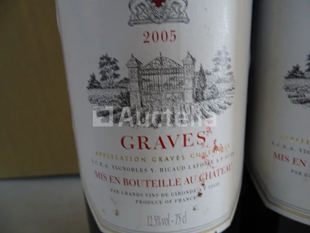 2 flessen graves moulin de carreyre 2005 - afbeelding 3 van  4