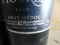 2 flessen haut-médoc pavillon les tourelles 2012 - afbeelding 4 van  4