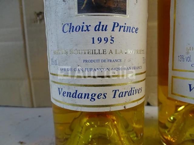 2 flessen jurançon choix du prince 1995 - afbeelding 3 van  4