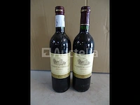 2 flessen médoc les fiels de castellac 1995 - afbeelding 1 van  3