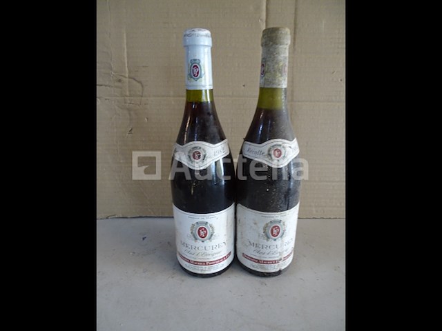 2 flessen mercurey clos l'evêque 1982 - afbeelding 1 van  4
