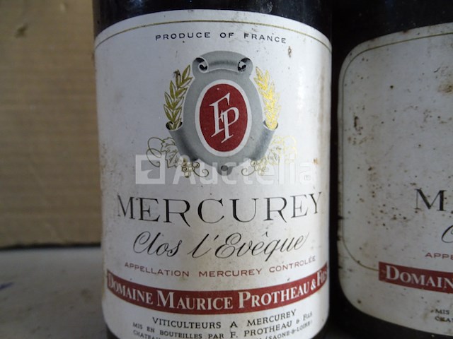 2 flessen mercurey clos l'evêque 1982 - afbeelding 3 van  4