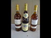 2 flessen muscat de riversaltes, 1 fles liebefraumilch 1992 - afbeelding 1 van  6