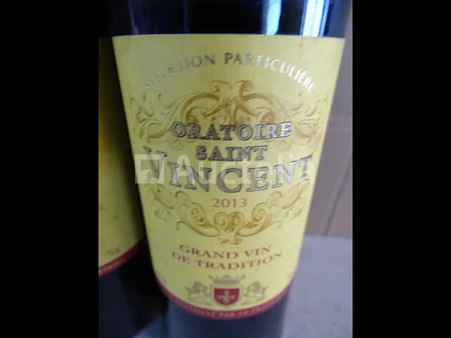 2 flessen oratoire saint vincent grand vin de tradition 2013 - afbeelding 2 van  3