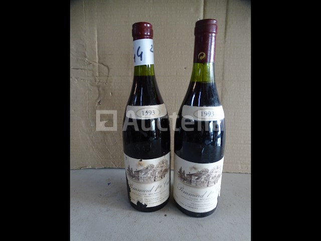 2 flessen pommard 1er cru 1993 - afbeelding 1 van  5