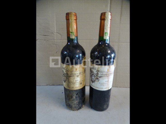 2 flessen saint-emilion grand cru château d'arcole 2010 - afbeelding 1 van  5