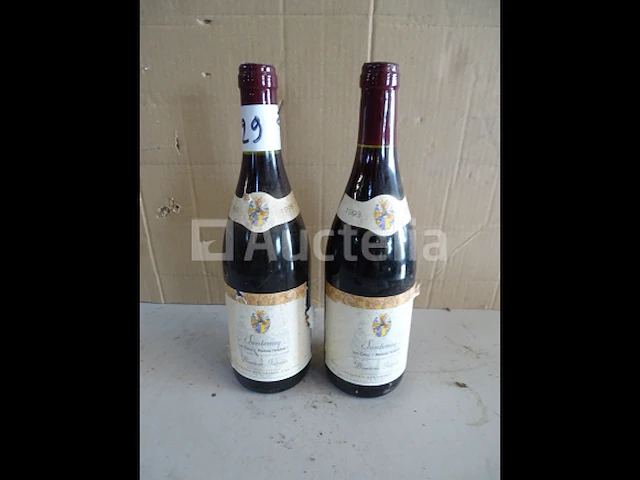 2 flessen santenay 1er cru passetemps 1993 - afbeelding 2 van  5