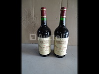 2 flessen van 1 l côtes du rhône vieux menil 1982 - afbeelding 3 van  3