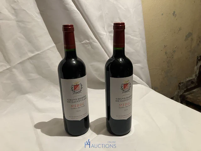 2 flessen wijn chateau grand bertin de saint clair - afbeelding 4 van  4