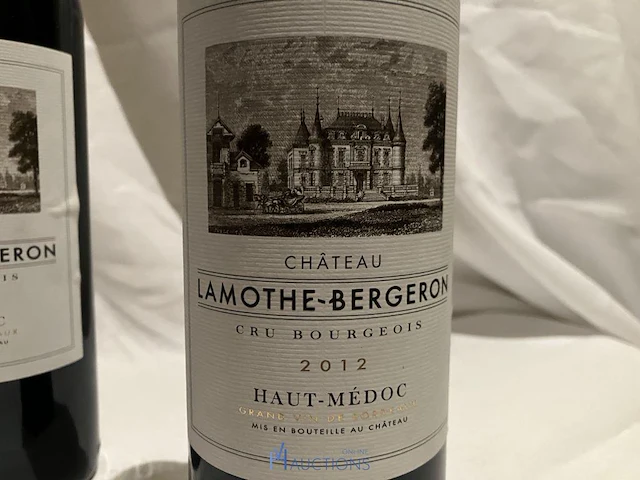 2 flessen wijn chateau lamothe-bergeron - afbeelding 2 van  4