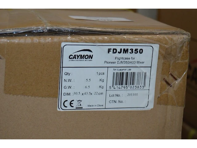 2 flightcases caymon fdjm350 - afbeelding 7 van  8