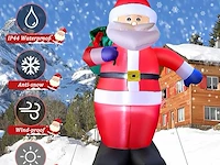 2 ft opblaasbare kerstman met led licht (183cm) - afbeelding 3 van  4