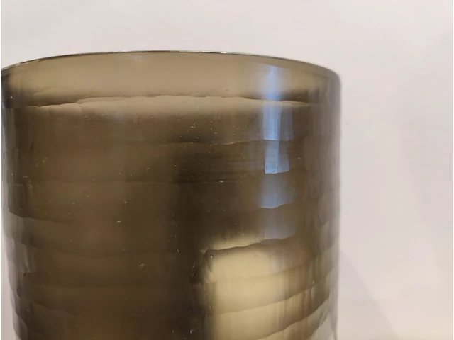 2 gefumeerde glazen windlichten eichholtz - afbeelding 2 van  2
