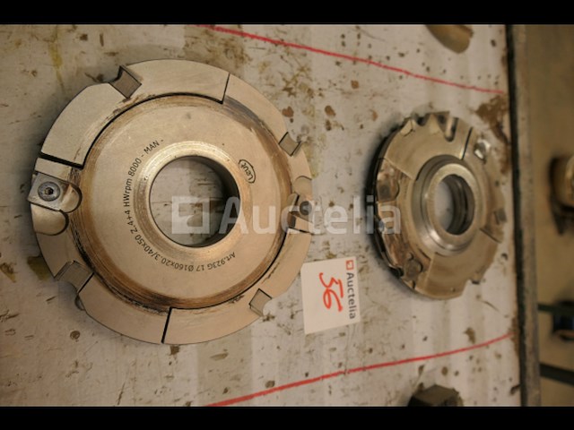 2 gegroefde frezen - afbeelding 1 van  3