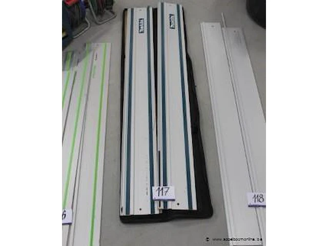 2 geleiderrails makita - afbeelding 1 van  2