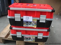 2 gereedschapskoffers mcplus - afbeelding 1 van  2