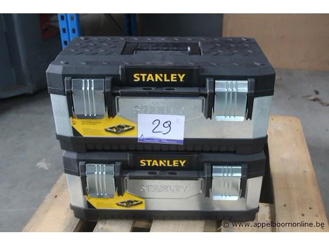 2 gereedschapskoffers stanley - afbeelding 1 van  2